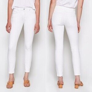 Joie White Mid Rise Skinny Jeans Size 26
